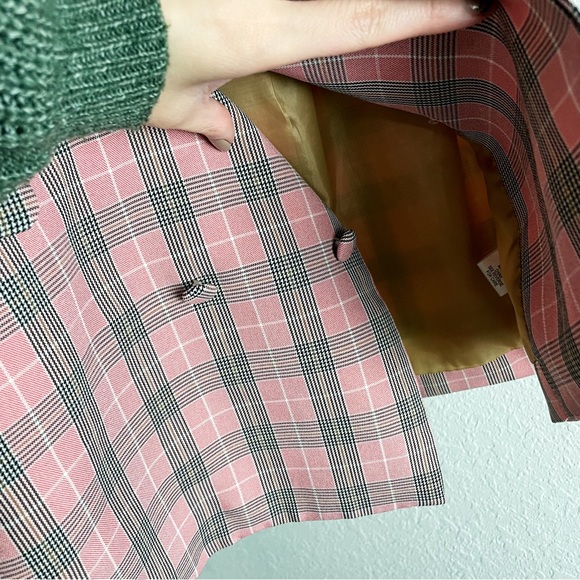 -`♡´- Free! Fashion Nova Plaid Wrap Button Mini Skirt Size S - Picture 7 of 10